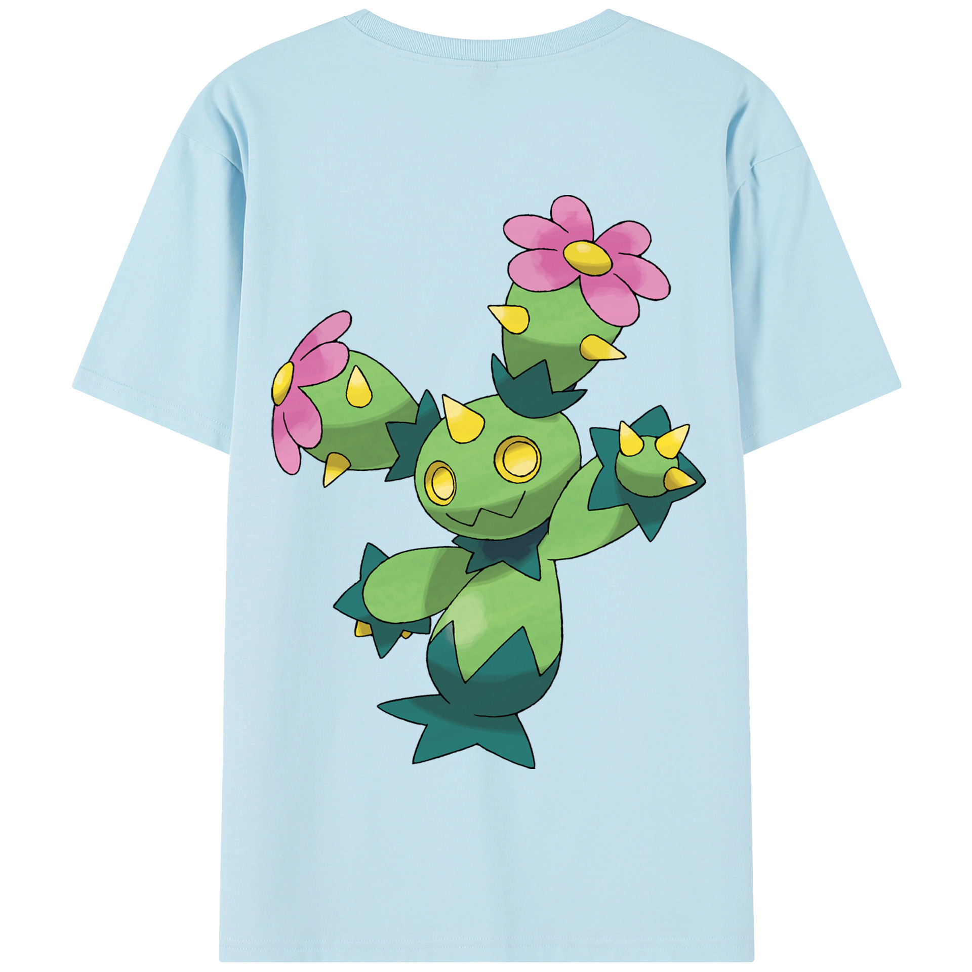 （画像用） ポケットモンスター Pokémon 綿100％半袖Tシャツ（背面プリント）